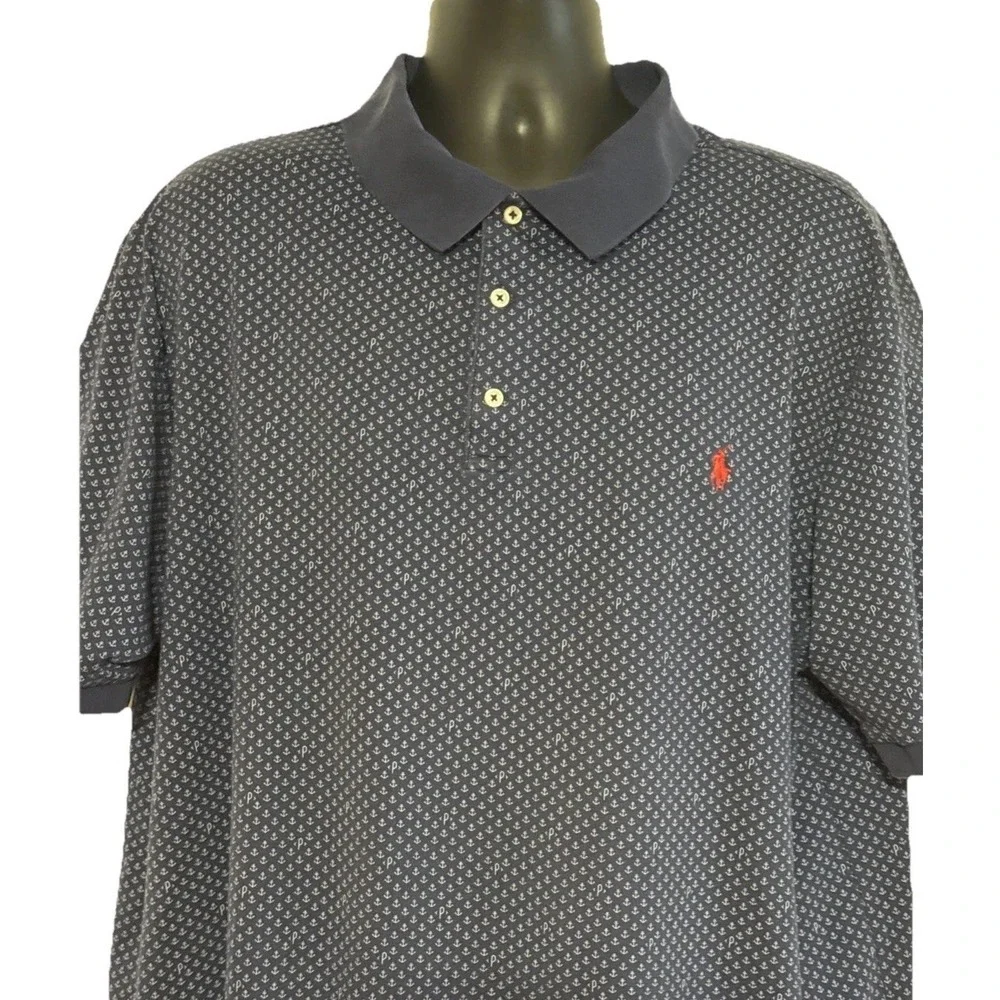 Polo Ralph Lauren‎ Nautical Anchors Mens 2XLT Navy Blue